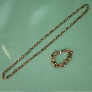 Bronze Milor Italy Necklace & Bracelet Set
